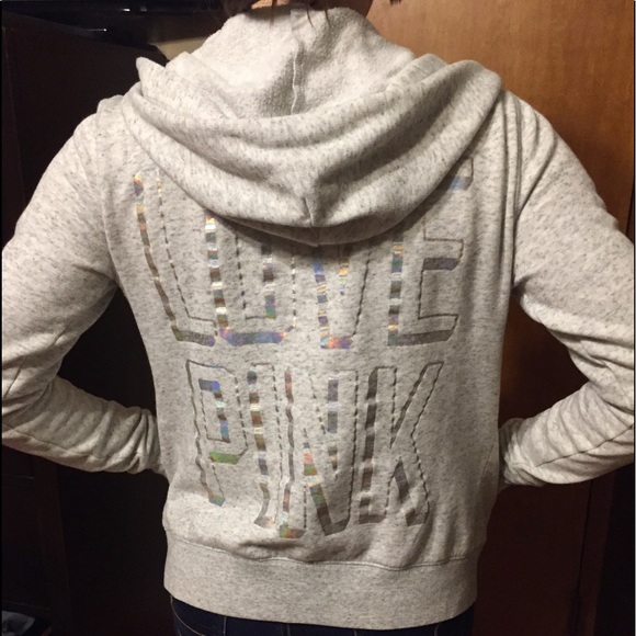 Victoria's Secret zip up hoodie - Picture 2 of 3